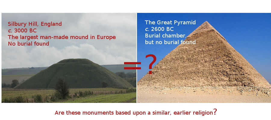 Silbury and Great Pyramid